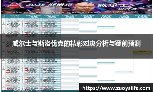 威尔士与斯洛伐克的精彩对决分析与赛前预测